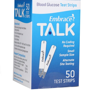 Embrace TALK Blood Glucose Test Strips