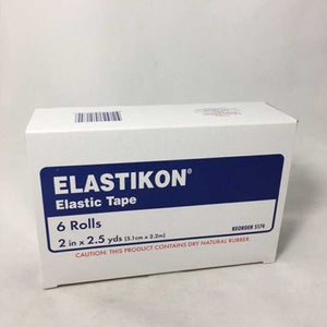 Elastikon 005174 Elastic Adhesive Tape. Pack of 6