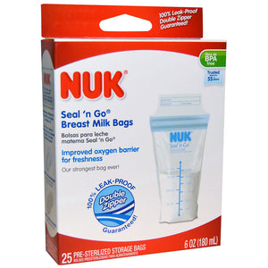 Nuk Seal 'N Go Breast Milk Storage Bags