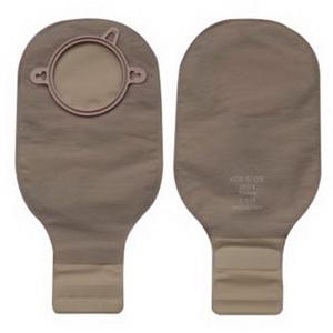 New Image 2-Piece Drainable Ostomy Pouch - 2-Sided Comfort Panel, Precut, Lock 'n Roll, 12" L, 1-3/4", Beige, Box of 10