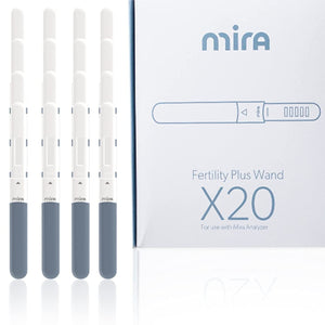 Mira Fertility Plus Analyzer Replacement E3G + LH Test Wands, 20 Ovulation Tests