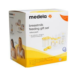 Medela Breast Milk Feeding Gift Set, Dishwasher and Microwave Safe