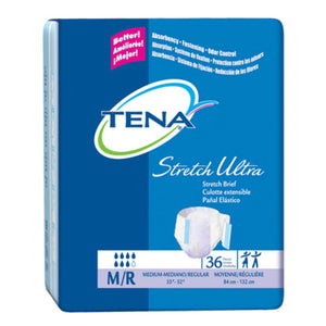 TENA 61390 Bariatric Stretch Brief 2X-Large 64" - 70." Pack of 32