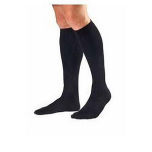 Jobst 115110 Men's Knee-High Ribbed Compression Socks Large 1 Pair
