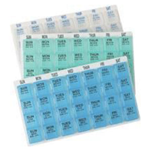 Apothecary Products One-Day-at-a-Time 67124 Pill Organizer 8" L x 5" W x 3/4" D, 1 Count