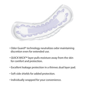 Prevail PV-923/1 Female Bladder Control Pad 16" Pack of 33