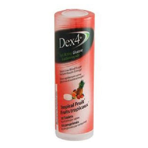 Dex4 PD50463 Tropical Fruit Glucose Tablets 1 Each