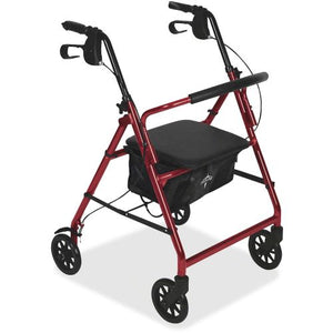 Medline Burgundy Basic Rollator