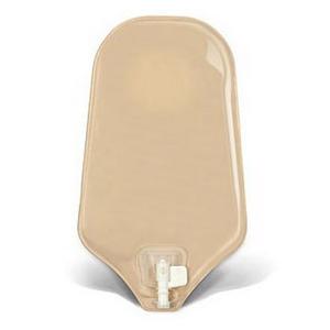 SUR-FIT Natura 2-Piece Urostomy Pouch - Accuseal Tap with valve, 10" L, 1-3/4", Opaque, Box of 10