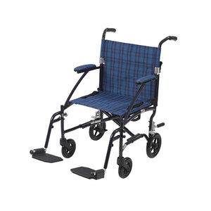 Drive Medical DFL19-BL Transport Wheelchair 1 Each