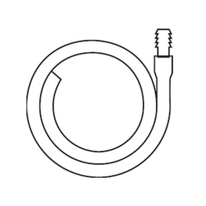 Hollister Extension Tubing with Connector, 18" Length, 11"/32" ID