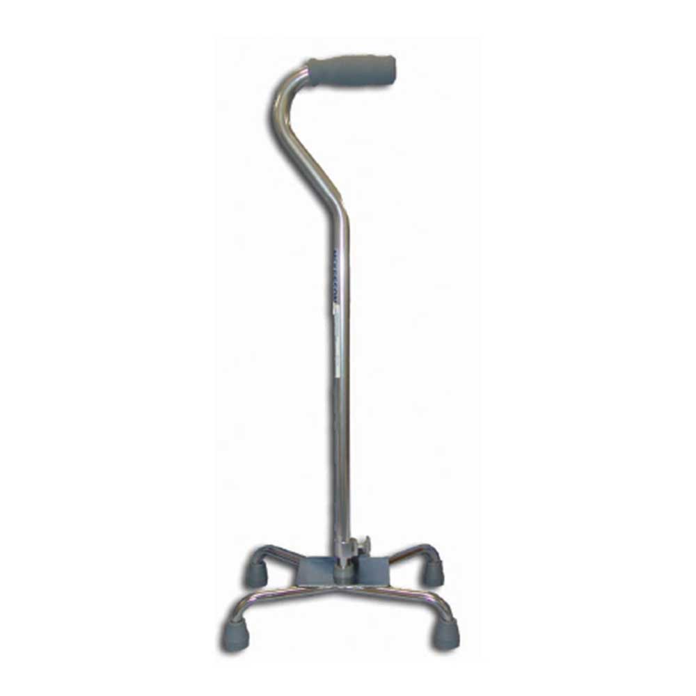 Sunmark Quad Cane, Aluminum, 29-1/2 to 38-1/2 Inch, Chrome - FSA