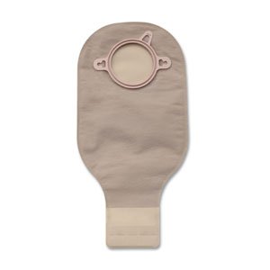New Image 2-Piece Drainable Ostomy Pouch - 2-Sided Comfort Panel, Precut, Lock 'n Roll, 12" L, 2-1/4", Beige, Box of 10