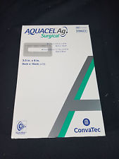 Aquacel 412010 Silver Dressing. Box of 10