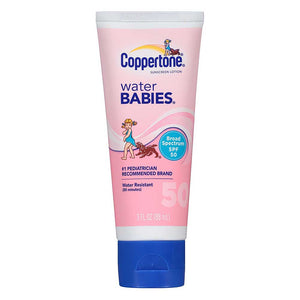 Coppertone 00438 Waterbabies Travel SPF 50 3 oz. 1 count