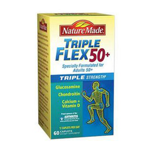 Nature Made TripleFlex 50+ 540992 Dietary Supplement 1 Box of 60 Caplets