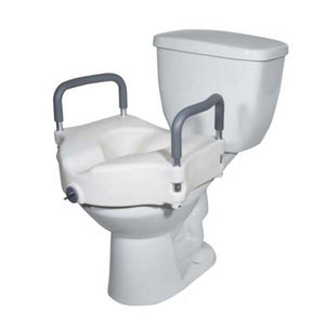 Elevated Raised Toilet Seat White