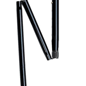 Folding Cane with T Handle Black, Aluminum
