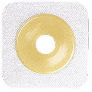 SUR-FIT Natura Flexible Stomahesive Skin Barrier with Tape Collar - Up to 1-1/4", 1-3/4" Flange, White, Box of 10