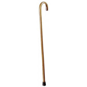 Lumex Standard Wood Cane, Walnut, 36" Height