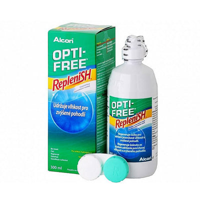 Opti-Free 1489178 Replenish Contact Lens Solution, 1 Bottle