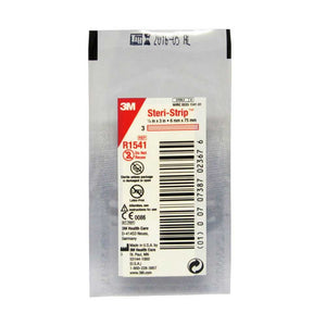 Steri-Strip Skin Closure Strip - 1/4" x 3", Pack of 3, White
