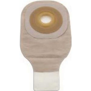 Premier One-Piece Drainable Ostomy Pouch - Convex Flextend Barrier, Clamp Closure, 12" L, 3/4", Transparent, Box of 5