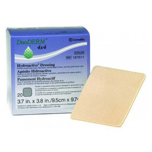 DuoDERM Hydroactive 187611 Hydrocolloid Dressing, Box of 20