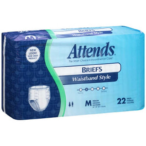 Attends BRW102044 Adult Incontinent Brief. Pack of 22