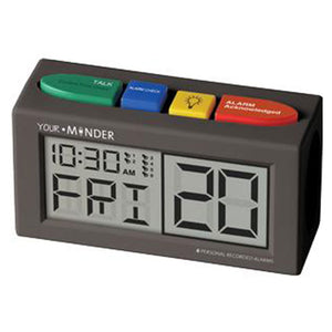 Medcenter 73202 Your Minder Personal Recording Alarm Clock. 1 count