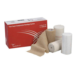 Cardinal Health CAHMLCB4 Four-Layer Compression Bandage System, 1 Count