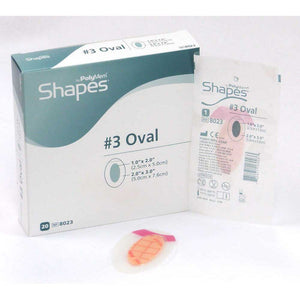 PolyMem 8023 Oval Film Adhesive Dressing, Case of 100