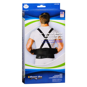Sport-Aid SA0109 BLA M/L Back Support Belt, 1 Each