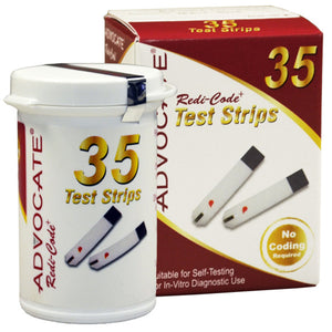 Advocate Redi-Code Plus Glucose Test Strip (35 count)