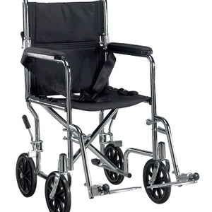 Drive Medical TR18 Poly-Fly Lightweight Transport Chair 1 Each
