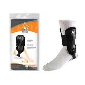 Active Ankle Volt Rigid Ankle Brace, Large, Black