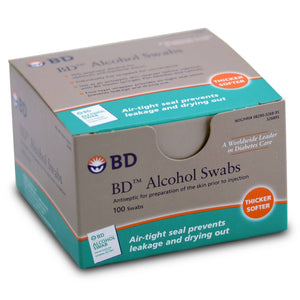 BD Alcohol Prep Pad Isopropyl Alcohol, 70% Individual Packet, NonSterile, 1 X 3/4 Inch 100 Count