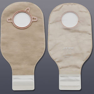 New Image 2-Piece Drainable Ostomy Pouch - 1-Sided Comfort Panel, Precut, Lock 'n Roll, 12" L, 4", Ultra-clear, Box of 10