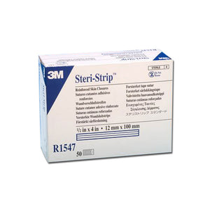 Steri-Strip R1547 Adhesive Skin Closure Strips, Box of 50