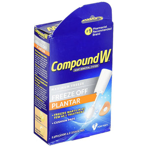 Compound W Freeze Off 8 Applicators Plantar Wart Removal System