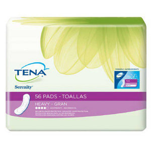TENA 49400 Serenity Pads Heavy Pack of 56