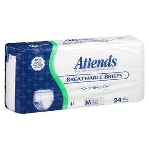 Attends BRB20 Breathable Brief Pack of 24