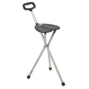 Drive Medical Folding Lightweight Cane with Seat 250 lb. Weight Capacity
