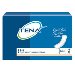 TENA Heavy Bladder Disposable Control Pads, 12" Length, Pack of 60