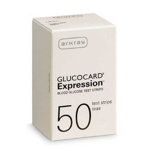 GLUCOCARD 570050 Expression Test Strips, Box of 50