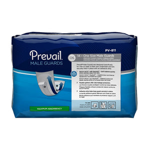 Prevail PV-811 Male bladder control pad. Case of 126