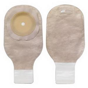 Premier 12" One-Piece Drainable Ostomy Pouch (Flexwear Filter - Cut-To-Fit) 2-1/2" Opening - Beige - Box Of 10