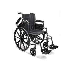 Roscoe K2ST1816DHRSA K2-Lite Wheelchair with Removable Desk-Length Arms and Swing-Away Footrest, 1 Each