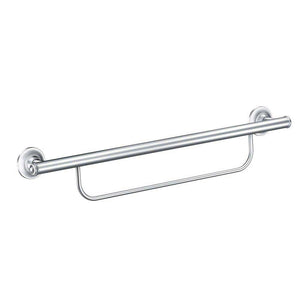 Moen LR2350DCH Grab Bar Chrome with Towel Bar, 1 Each