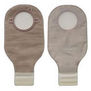 New Image 2-Piece Drainable Ostomy Pouch - 1-Sided Comfort Panel, Precut, Lock 'n Roll, 12" L, 2-3/4", Transparent, Box of 10